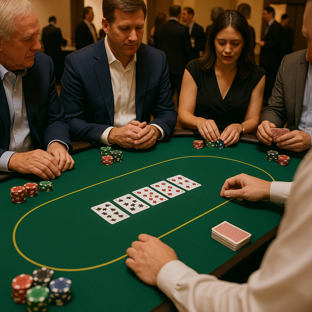 Casino auf einer Firmenfeier