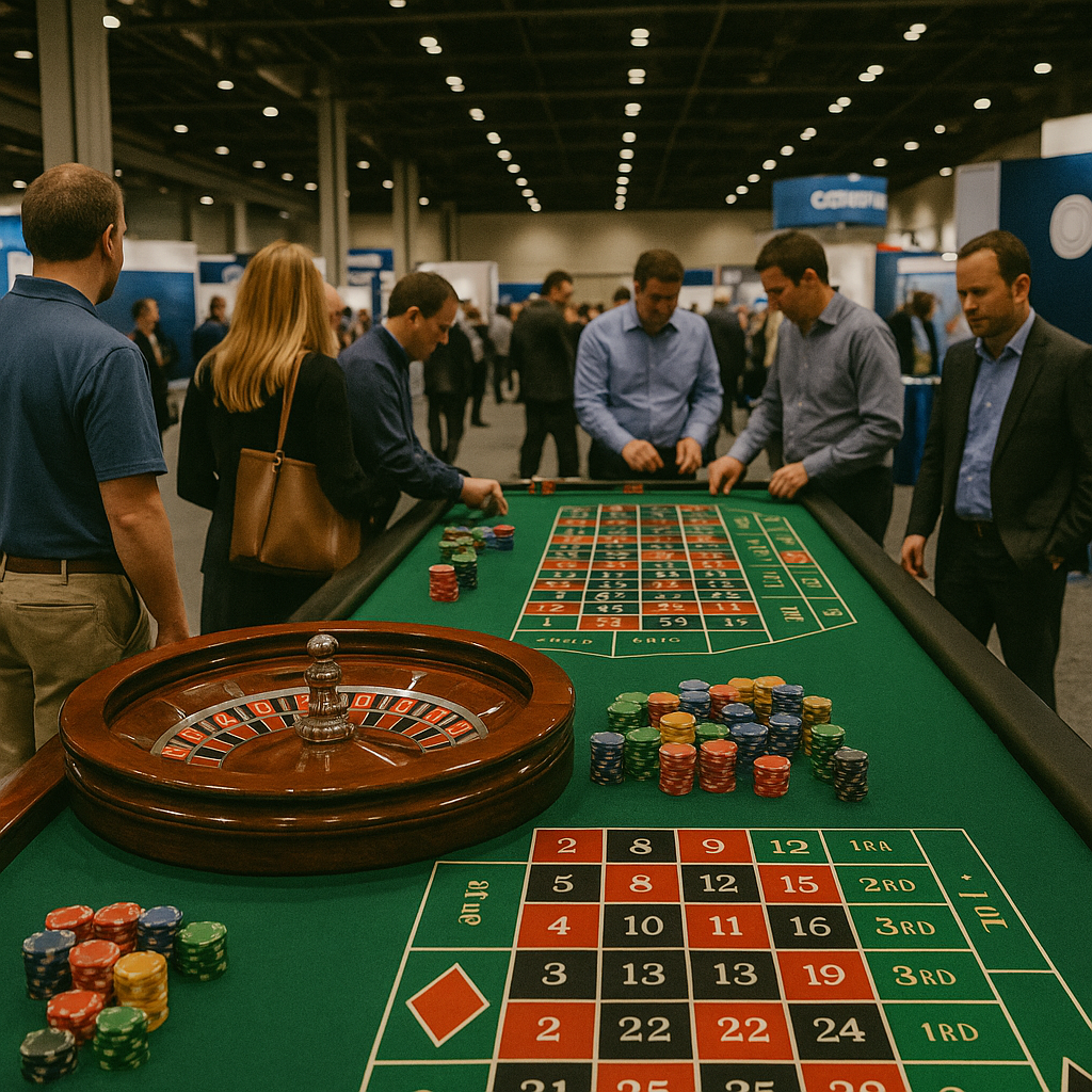 Casino Stand auf einer Messe